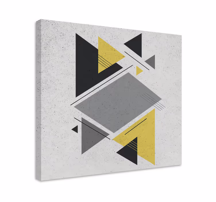 Geometrische wandbilder in geometrischer anordnung - TenStickers