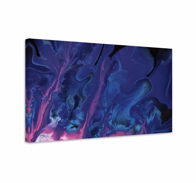 Wandbilder modern Lila und blauer farbverlauf - TenStickers