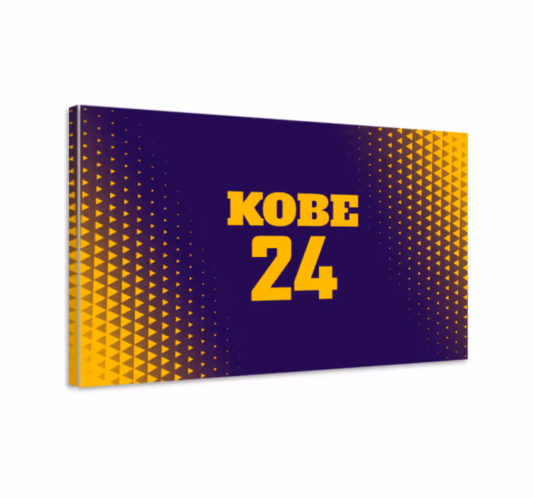 Leinwandbild sport kobe 24 motiv - TenStickers