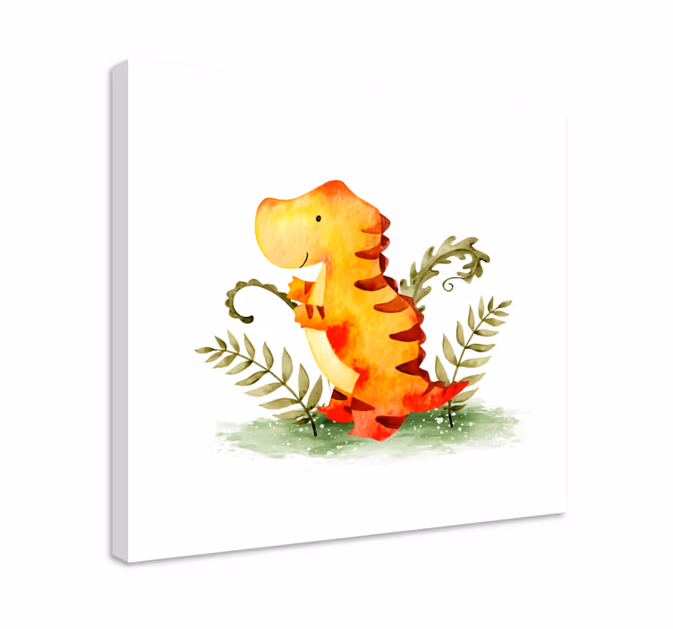 Dinosaurier wandbild bezaubernder baby dinosaurier - TenStickers