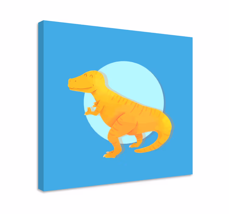 Dinosaurier wandbild fröhlicher t-rex - TenStickers