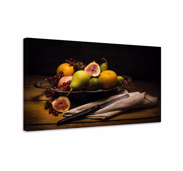 Leinwandbild obst obstschalen komposition - TenStickers