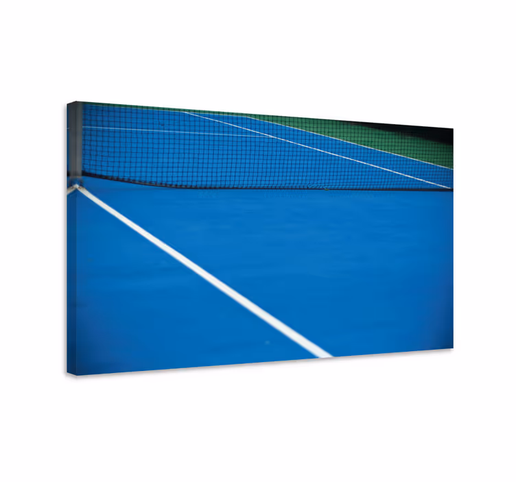 Leinwandbild sport tennisplatzmarkierungen - TenStickers