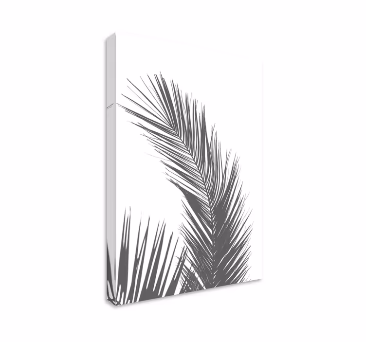 Leinwandbild elegante palmenfrond - TenStickers