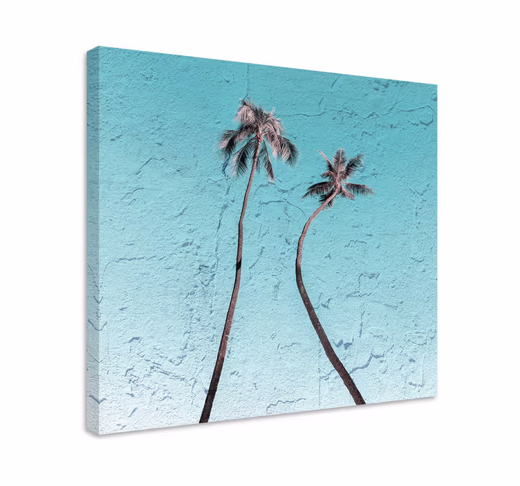 Leinwandbild elegante palmen - TenStickers