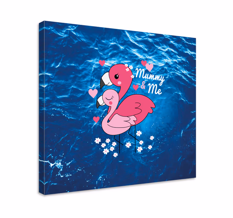 Wandbild tier liebesvögel - TenStickers
