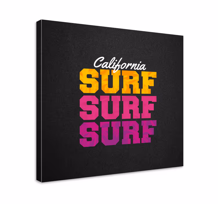 Leinwandbild sport im california surf stil - TenStickers