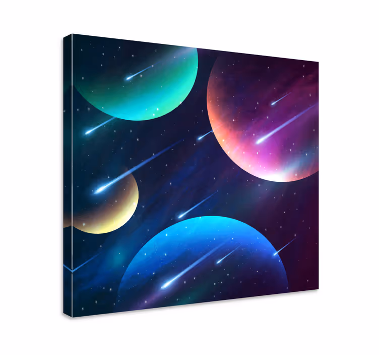 Wandbild musik kosmischer himmlischer tanz - TenStickers