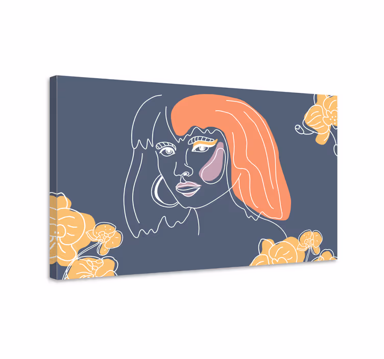 Leinwandbild konzeptuelles botanisches bild - TenStickers