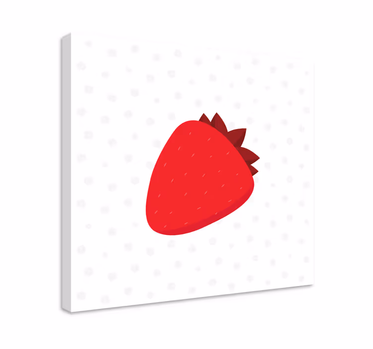 Leinwandbild obst erdbeerzauber - TenStickers