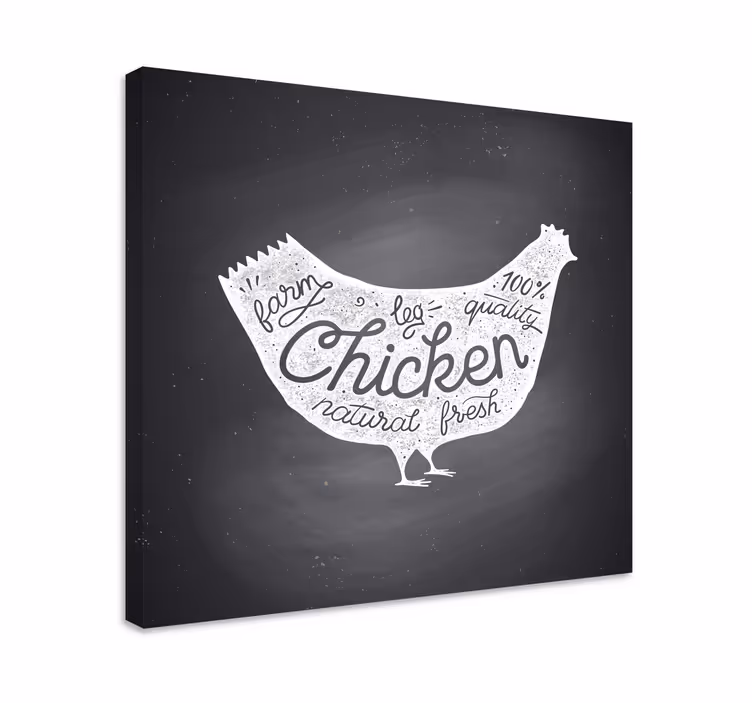 Wandbild baum frische farmhühner - TenStickers