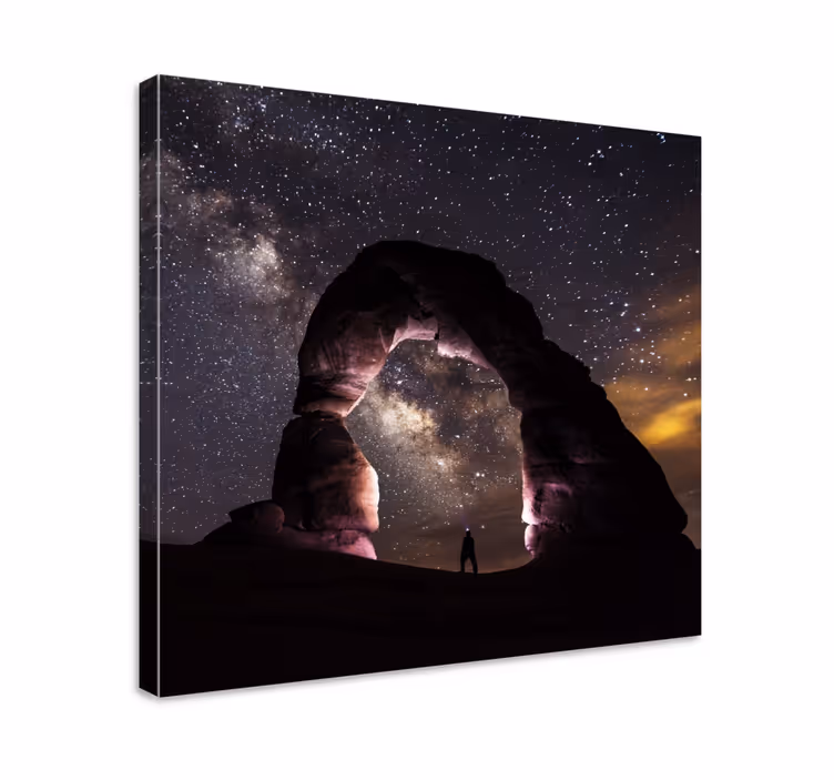 Wandbilder landschaft sternenbogen - TenStickers