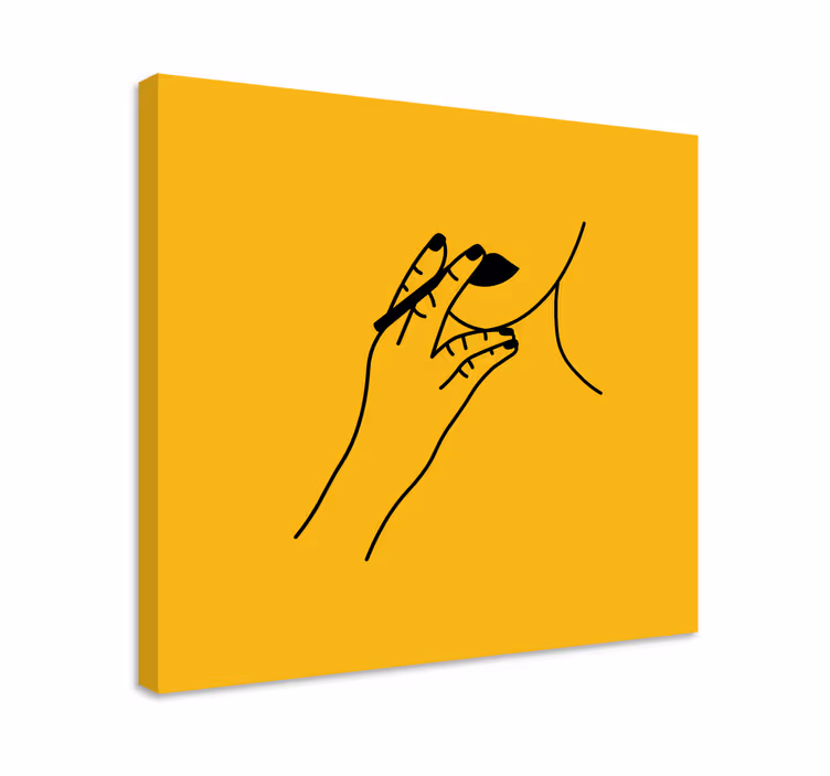 Wandbilder vintage stilvolle handgeste - TenStickers