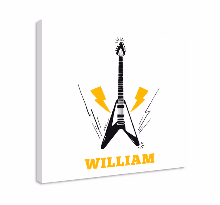 Wandbild musik elektrische gitarren inspiration - TenStickers