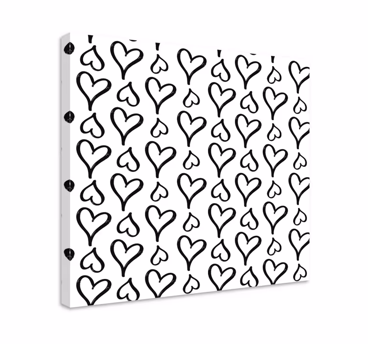 Wandbilder sprüche herzmuster design - TenStickers
