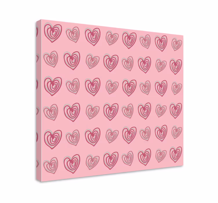 Wandbild motivation herzmuster design - TenStickers