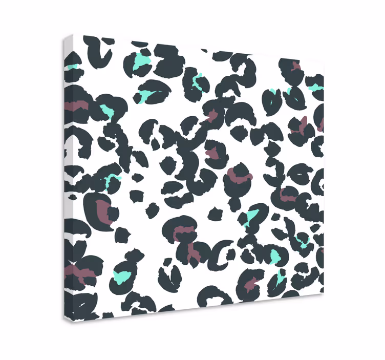 Wandbild tier im leopardenmuster - TenStickers