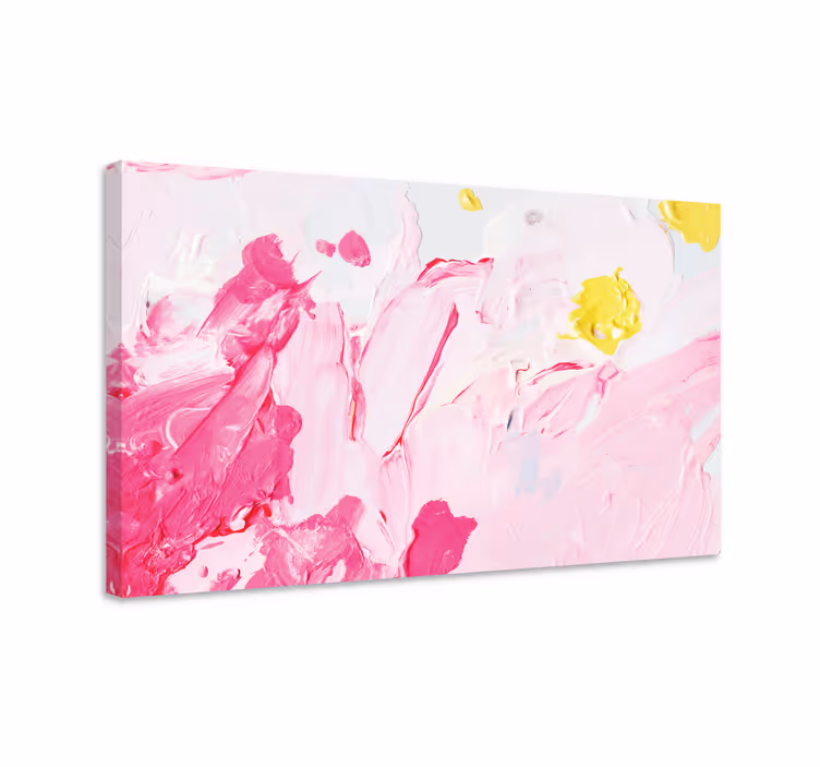 Wandbilder landschaft abstrakte rosa wirbel - TenStickers