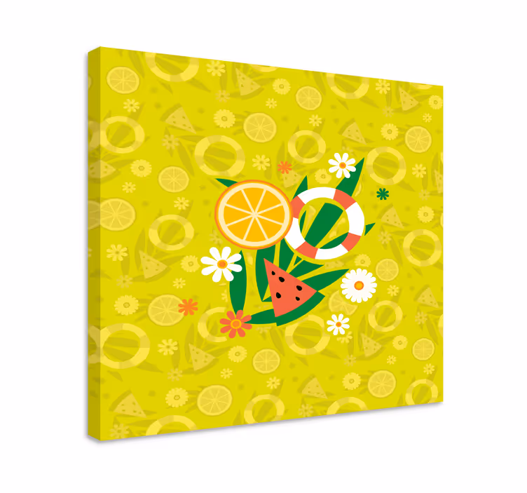 Leinwandbild obst tropische fruchtfreude - TenStickers