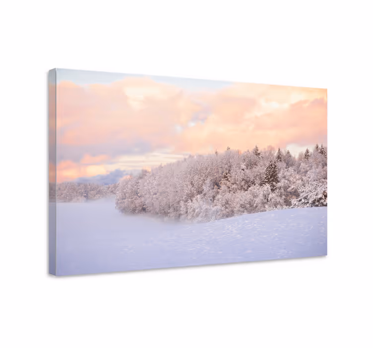 Wandbilder landschaft winterruhe - TenStickers