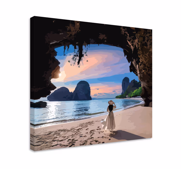 Wandbilder landschaft küstenruheblick - TenStickers