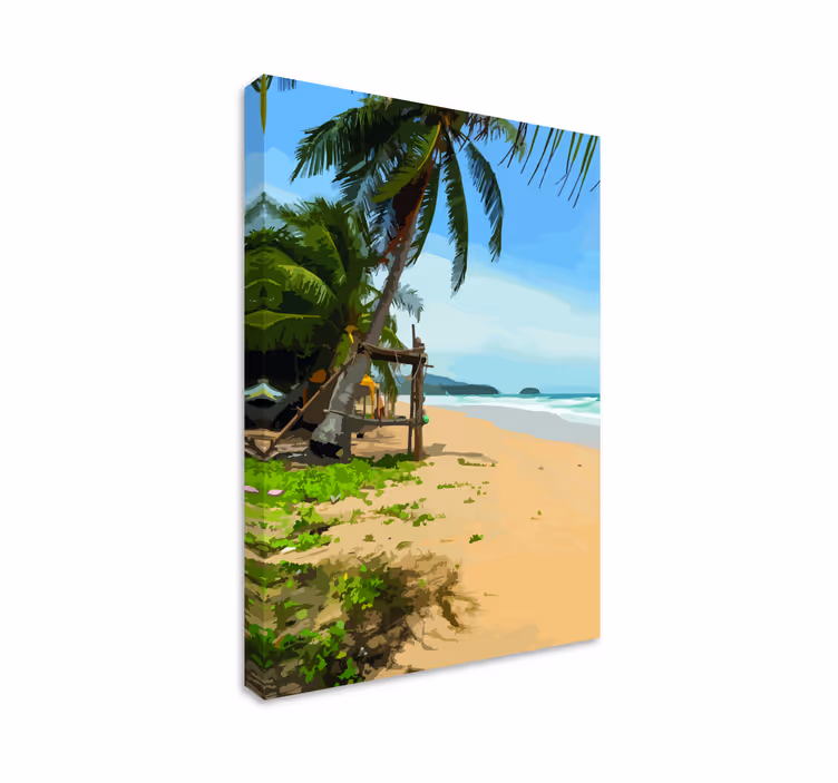 Wandbilder Landschaft tropische strandszene - TenStickers