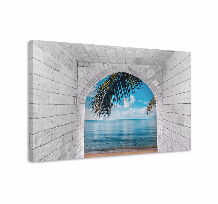 Wandbilder landschaft mit blick auf den ozean - TenStickers