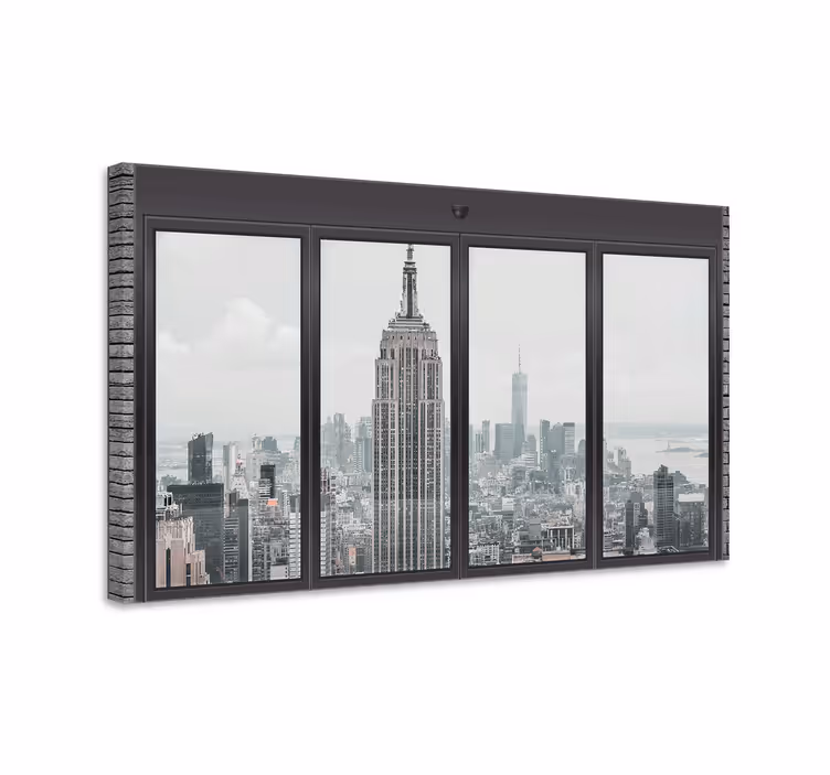 Leinwandbild empire state aussicht - TenStickers