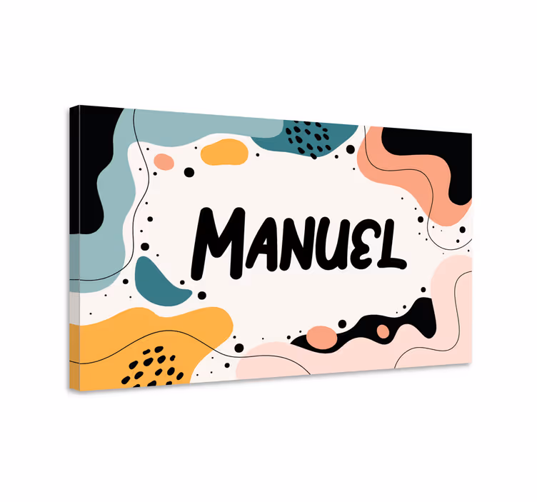 Leinwandbild personalisiert lustiges namensdesign - TenStickers