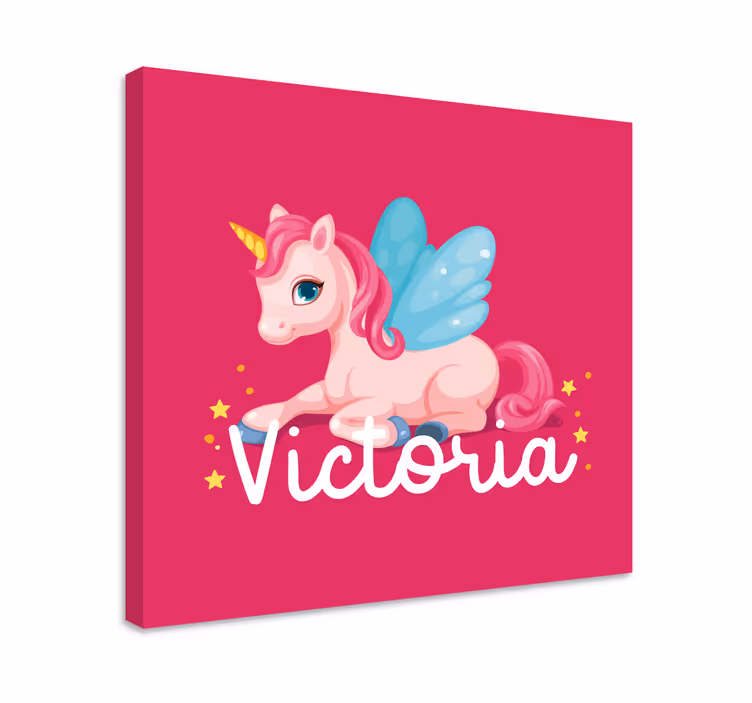 Einhorn wandbild niedliche fantasiewesen - TenStickers