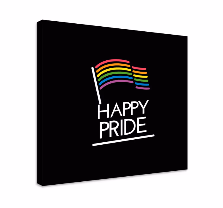 Wandbilder sprüche regenbogenflaggen botschaft - TenStickers