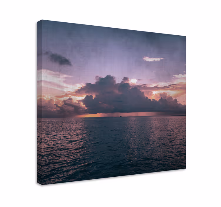 Wandbilder landschaft ruhiger ozean dämmerung - TenStickers
