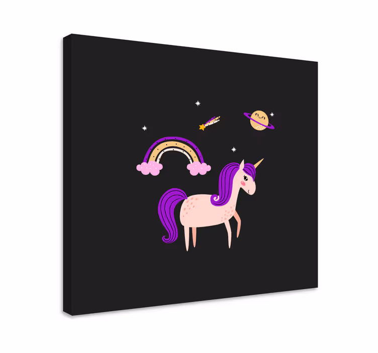 Einhorn wandbild bezauberndes einhorn traumland - TenStickers