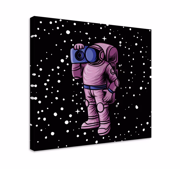 Wandbild Gaming astronaut fängt sterne ein - TenStickers