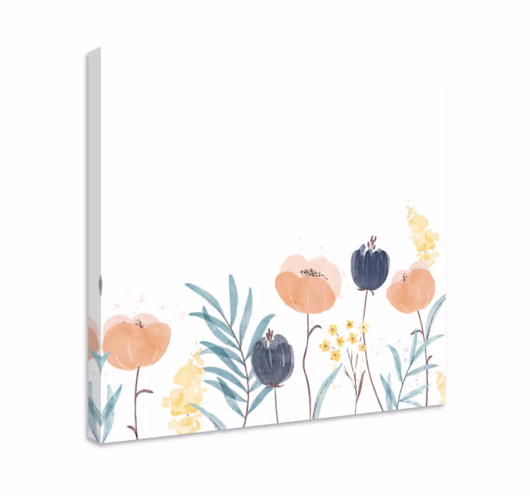 Leinwandbild florales knospenarrangement - TenStickers