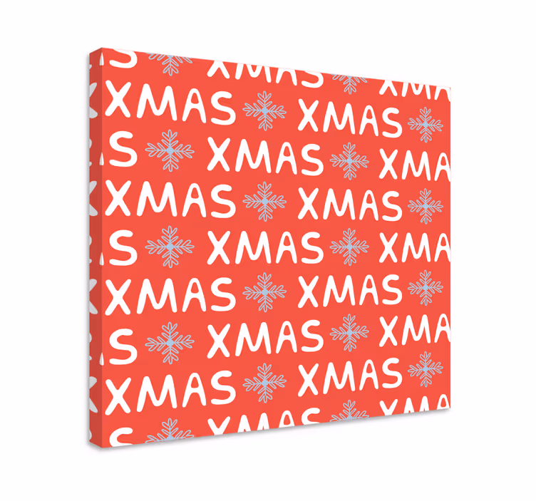 Wandbilder sprüche weihnachts-schneeflocken muster - TenStickers