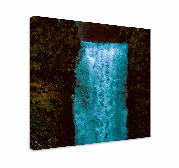 Wandbilder landschaft majestätischer wasserfall - TenStickers