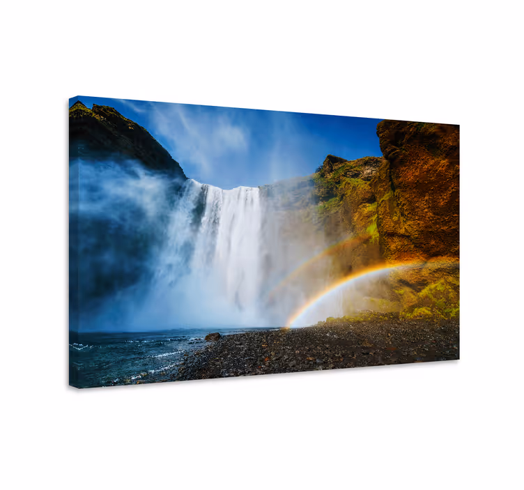 Wandbilder landschaft majestätische wasserfälle - TenStickers