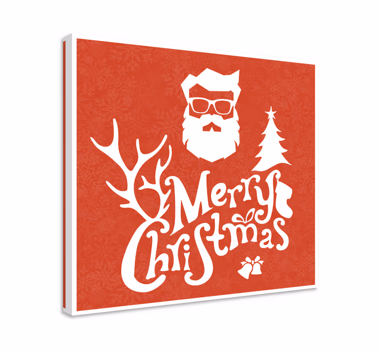 Wandbild motivation frohe weihnachten gruß - TenStickers