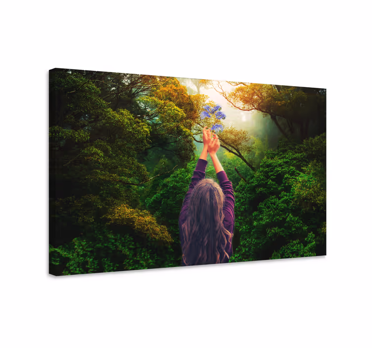 Wandbilder Landschaft anmutige natur umarmung - TenStickers