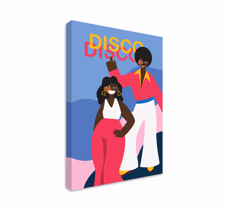 Leinwandbild für disco dance liebhaber - TenStickers