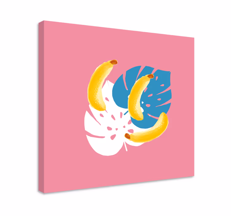 Leinwandbild obst tropische bananen darstellung - TenStickers