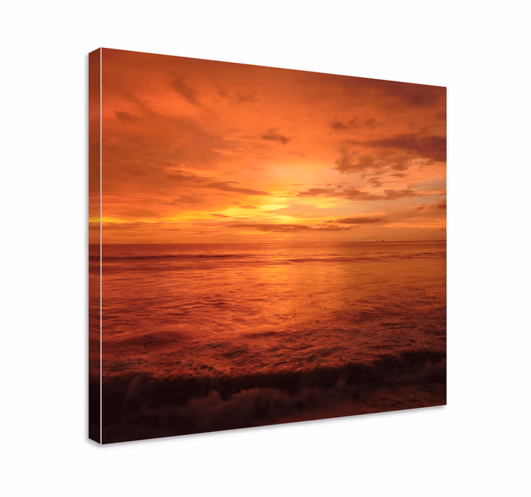 Wandbilder Landschaft sonnenuntergang über dem ozean - TenStickers
