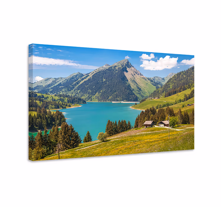 Wandbilder Landschaft alpine ruheszene - TenStickers