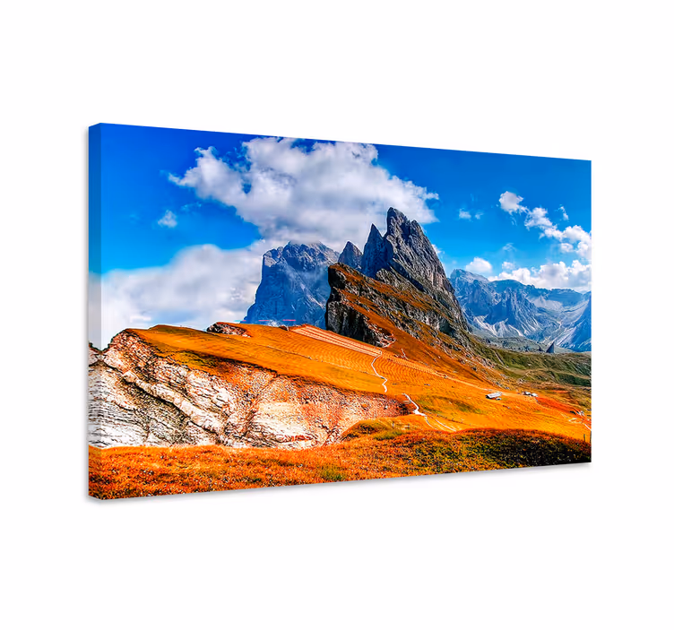 Wandbilder landschaft majestätische bergkette - TenStickers