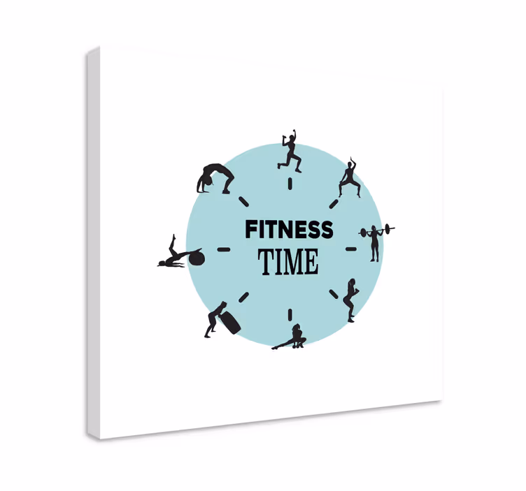Leinwandbild sport fitness uhr - TenStickers