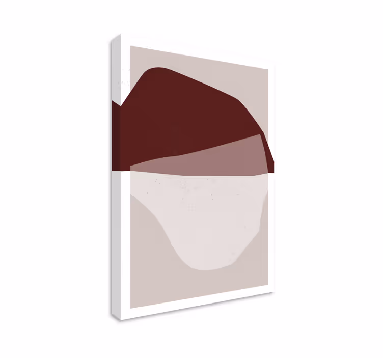 Wandbilder modern mit abstrakten formen fusion - TenStickers