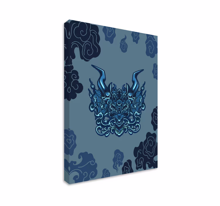 Mandala wandbilder drache inspiriert mandala - TenStickers