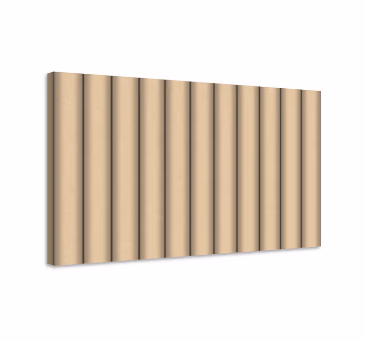 Leinwandbild ornament mit strukturierten linien - TenStickers