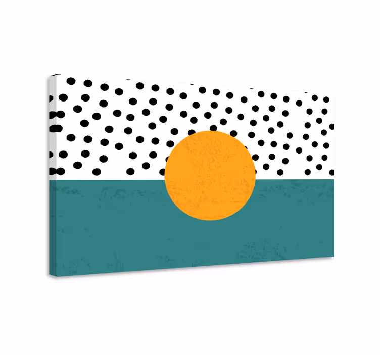 Geometrische wandbilder mit mutigem design - TenStickers